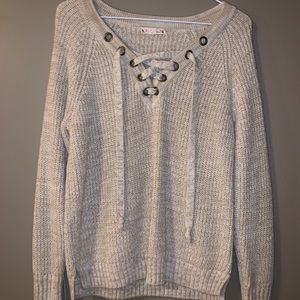 It’s Our Time strappy sweater